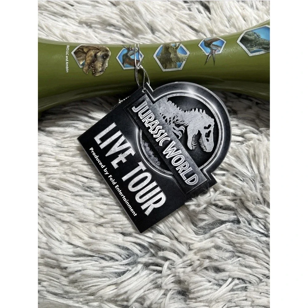 Jurassic World Live Tour Tyrannosaurus Rex Light‎ Up Auto Bubble Blower NEW